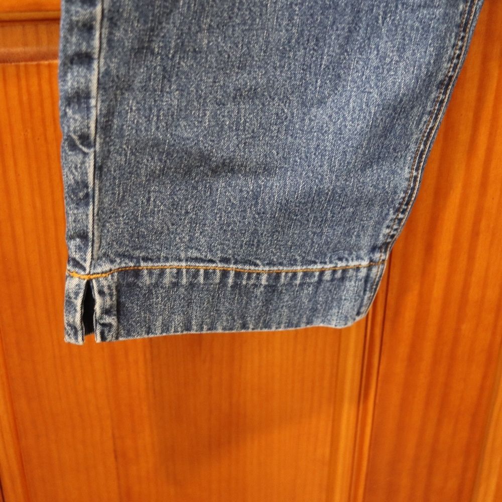 Eddie Bauer Blue Ankle Cropped Jeans Classic Indigo Preppy 90s Vintage 12 - Picture 4 of 12